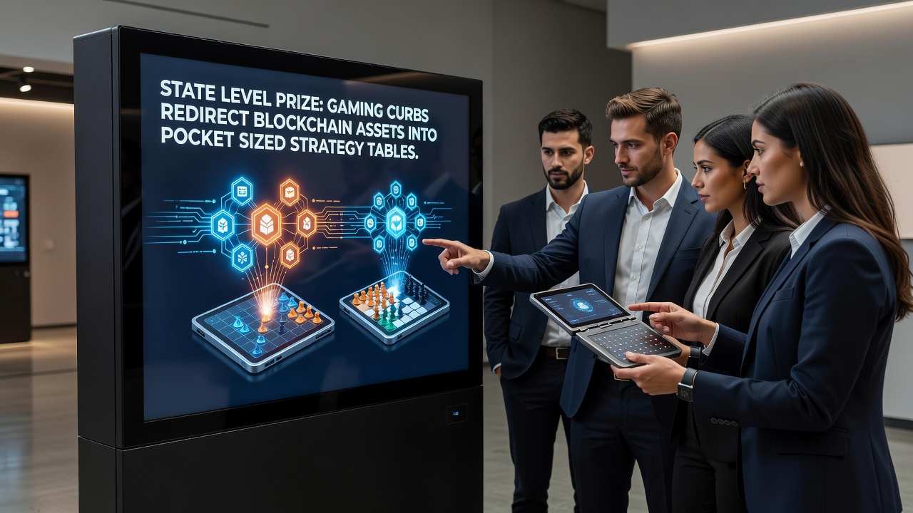 Blockchain transactions shifting toward mobile strategy gaming devices amid regulatory changes
