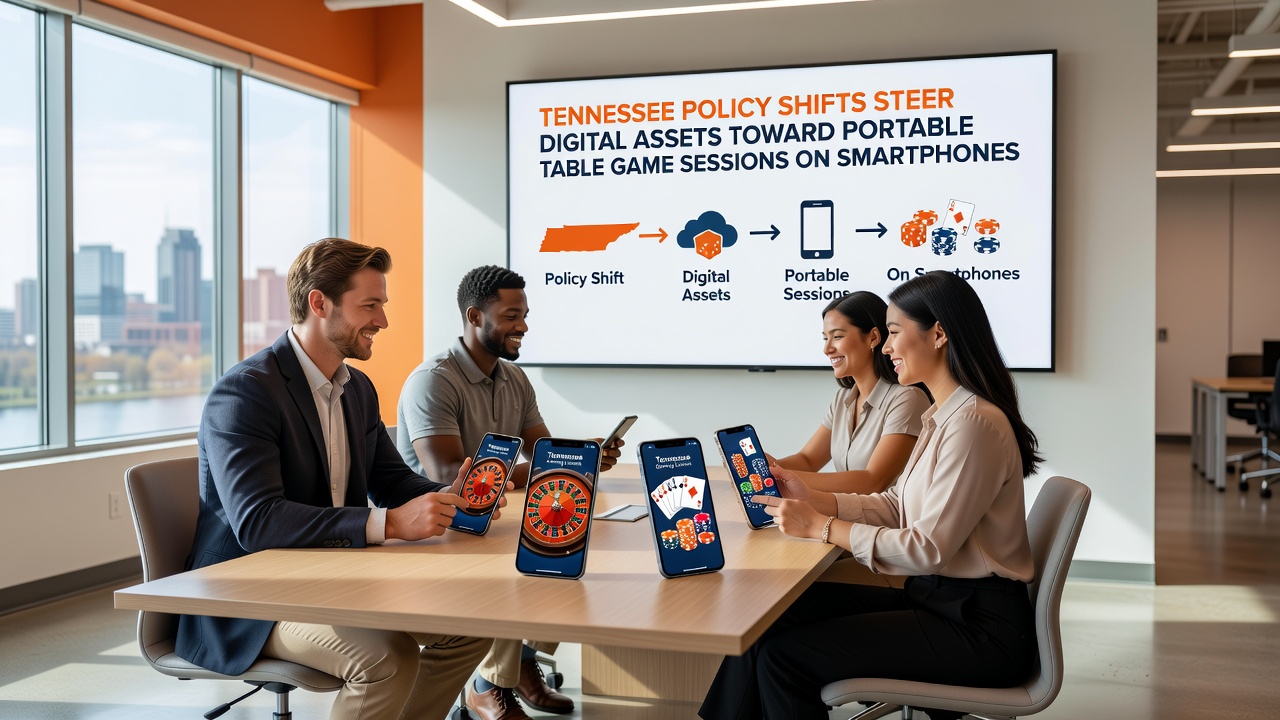 Smartphone displaying mobile table game interface with cryptocurrency integration